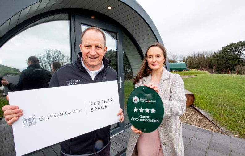 Glenarm Castle glamping pods
