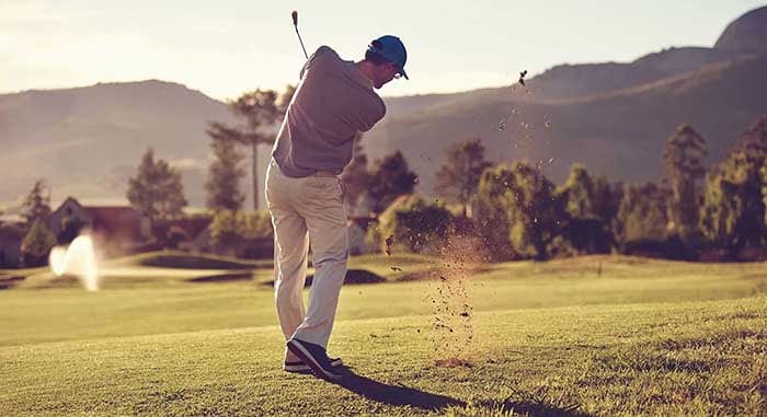 mobile phone golfing app