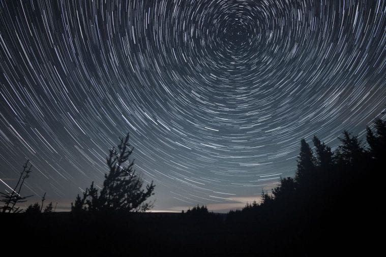 night sky during lockdown