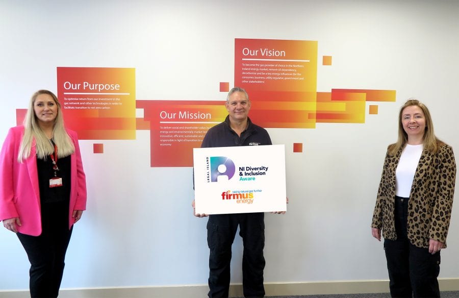 firmus energy awarded Diversity and Inclusion Charter Mark
