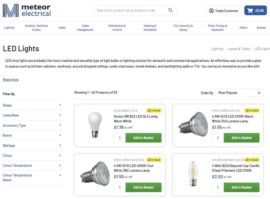 LED lighting