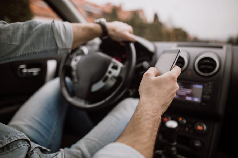 phone while driving