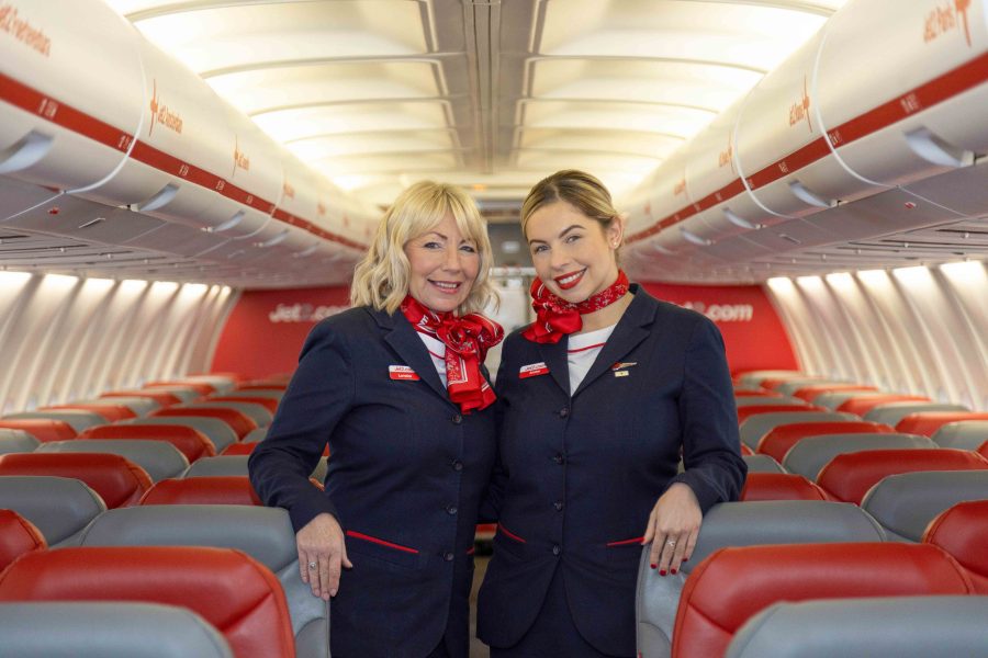 A Doncaster-born mother, who fulfilled her lifelong ambition to become a member of Jet2.com
